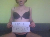 sissy cum slut exposed