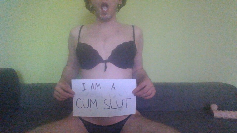 sissy cum slut exposed