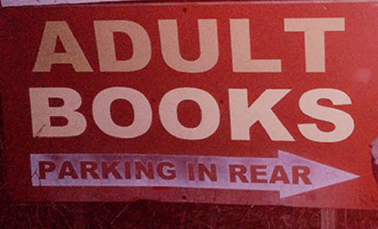 adult bookstore and gloryhole