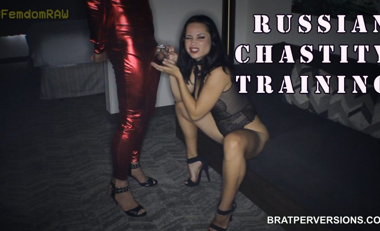 chastity with russian femdom