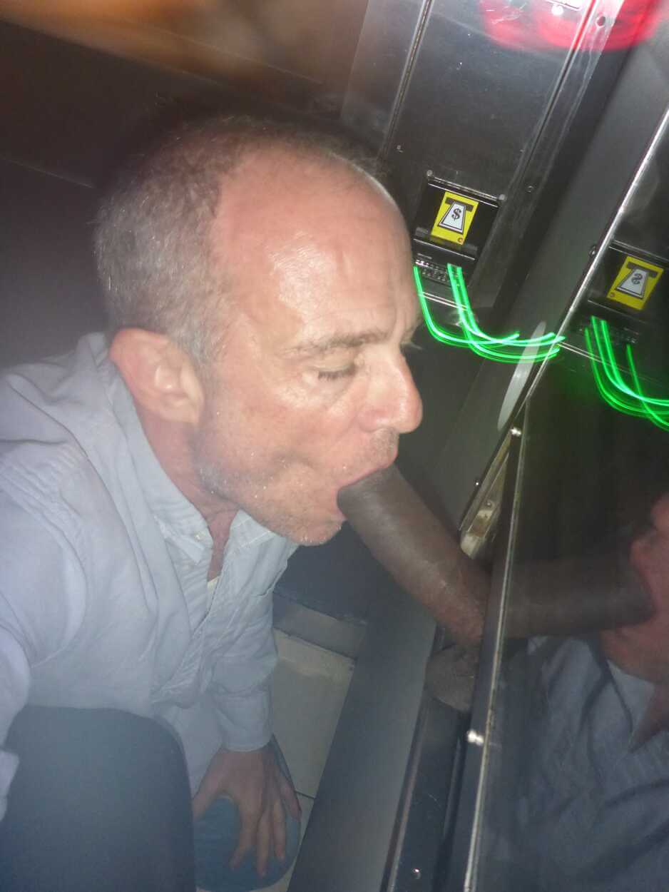 faggot exposed at the gloryhole