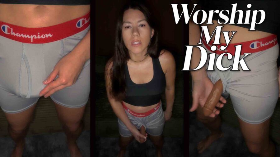 On your knees for your futa mistress. Lick the fat girlcock packed in these boxers, suck the head tenting the fabric, and slobber until the cotton soaks through.